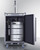Summit BC74OSCOM 5.6 Cu. Ft. Stainless Steel Indoor or Outdoor Draft Beer Cooler Dispenser