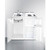 Summit C39EL 39" W x 24" D x 40" H White Exterior All-in-One Combo Kitchen - 115 Volts