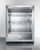 Summit SCR610BLCSS 23.63" W Stainless Steel Hinged Beverage Merchandiser - 115 Volts 1-Ph