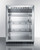 Summit SCR610BLCSS 23.63" W Stainless Steel Hinged Beverage Merchandiser - 115 Volts 1-Ph