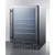 Summit SCR2466BCSS 23.5" W Stainless Steel Beverage Merchandiser - 115 Volts