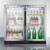Summit SCR7012DB 35.5" W Black Hinged Beverage Merchandiser - 115 Volts 1-Ph