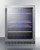 Summit ALBV2466 23.5" W Black Hinged Beverage Merchandiser - 115 Volts 1-Ph