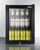 Summit SCR114L 14"W Black Compact Beverage Refrigerator - 115 Volts, 1-Ph