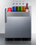Summit FF7BKSSTBSR 23.63" W Black Stainless Steel Undercounter Refrigerator - 115 Volts