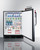 Summit FF7BKSSTBSR 23.63" W Black Stainless Steel Undercounter Refrigerator - 115 Volts