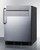 Summit FF7BKSSTBSR 23.63" W Black Stainless Steel Undercounter Refrigerator - 115 Volts