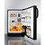 Summit ALR47B 19.75" W Black Solid Undercounter All-Refrigerator - 115 Volts 1-Ph