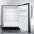 Summit FF6BK7SSTB 23.63" W Black Stainless Steel Solid Undercounter Refrigerator - 115 Volts 1-Ph