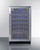 Summit SWC1840BADA 17.75" W Black Single Section Glass Door Wine Cellar - 115 Volts