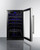 Summit SWC1840BADA 17.75" W Black Single Section Glass Door Wine Cellar - 115 Volts