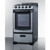 Summit PRO201SS 4 Sealed Burner 20" Gas Range