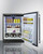 Summit AL55 23.5" W Black Solid All-Refrigerator - 115 Volts 1-Ph