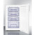Summit FS407LW 19.25" W White Accucold Medical Undercounter All-Freezer - 115 Volts