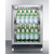 Summit SCR610BLRI 23.63" W Black Undercounter Refrigerator - 115 Volts