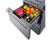 Summit SWCDRF24 23.63" W Stainless Steel Single Section Glass Door Dual Zone Wine Cellar or Refrigerator-Freezer - 115 Volts