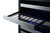 Summit SWCDRF24 23.63" W Stainless Steel Single Section Glass Door Dual Zone Wine Cellar or Refrigerator-Freezer - 115 Volts