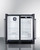Summit FFRF3070BL 29.5" W Black Built-In Undercounter Refrigerator and Freezer - 115 Volts