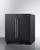 Summit FFRF3070BL 29.5" W Black Built-In Undercounter Refrigerator and Freezer - 115 Volts