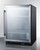 Summit SCR610BL 23.63" W Black Hinged Beverage Merchandiser - 115 Volts 1-Ph