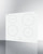 Summit SINC4B242W 24" W EuroKera Glass Surface White Finish Four Burner Drop In Induction Cooktop - 240 Volts