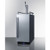 Summit SBC15WK 15" W Black Stainless Steel Draft Wine Dispenser - 115 Volts