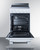 Summit REX2051WRT 4 Ceramic Glass Burner 19.75" Electric Range