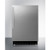 Summit ALR47BCSSHV 19.88" W Stainless Steel Solid Undercounter All-Refrigerator - 115 Volts 1-Ph
