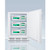 Summit VT65MLVAC456ADA 1.85 Cu. Ft. White Freestanding Three Section Undercounter Vaccine All-freezer - 115 Volts
