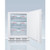 Summit VT65MLVAC456ADA 1.85 Cu. Ft. White Freestanding Three Section Undercounter Vaccine All-freezer - 115 Volts