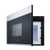Summit MHOTR24SS 1.34 Cu. Ft. Stainless Steel and Black Exterior Light Duty Over-the-Range Microwave Oven - 115 Volts