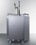 Summit SBC682CMTWIN 5.6 Cu. Ft. Stainless Steel Dual Tap Indoor or Outdoor Nitro Cold Brew Coffee Dispenser - 115 Volts