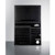 Summit BIM100 100 Lbs. Air Cooled Undercounter Dice Style Ice Freestanding Icemaker - 115 Volts