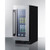 Summit ALBV15 14.75" W Black Hinged Door Undercounter Beverage Center - 115 Volts 1-Ph