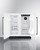Summit FFRF3075W 29.5" W White Built-In Undercounter Refrigerator-Freezer