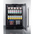 Summit SCR610BLSDCSS 23.63" W Stainless Steel Undercounter Refrigerator - 115 Volts