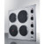 Summit CSD4B24 Stainless Steel Four Burner Electric Cooktop - 230 Volts