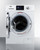 Summit SPWD2202W 2.7 Cu. Ft. White Exterior Washer and Dryer Combo - 115 Volts
