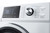 Summit SPWD2202W 2.7 Cu. Ft. White Exterior Washer and Dryer Combo - 115 Volts