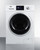 Summit SPWD2202W 2.7 Cu. Ft. White Exterior Washer and Dryer Combo - 115 Volts
