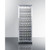Summit SCR1401CH 24" W Black Single Section Glass Door Wine Cellar - 115 Volts