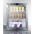 Summit SCR314L 18.88" W Black Hinged Beverage Cooler - 115 Volts 1-Ph