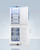 Summit ARS3PV-ADA305AFSTACK 15.47 Cu. Ft. White Accucold Stacked Refrigerator-Freezer - 115 Volts