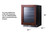 Summit AL57GPNR 24" W Black Hinged Door Undercounter Beverage Center - 115 Volts 1-Ph