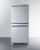 Summit ADRD15 15" W Stainless Steel All-Refrigerator - 115 Volts 1-Ph