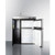 Summit C30ELBK 30" W x 24.63" D x 41.5" H Stainless Steel and Black Finish All-in-One Combo Kitchen - 115 Volts