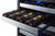 Summit ALWC532 23.5" W Black Single Section Glass Door Wine Cellar - 115 Volts