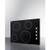 Summit CR4B30MB Black Ceramic Finish Four Burner Electric Radiant Cooktop - 240 Volts