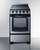 Summit REX2071SSRT 4 Ceramic Glass Burner 19.75" Electric Range