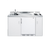 Summit C60EL 59.18" W x 24" D x 40" H White Exterior All-in-One Combo Kitchen - 115 Volts